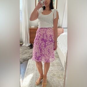 Philippe Adec Silk Skirt NWT